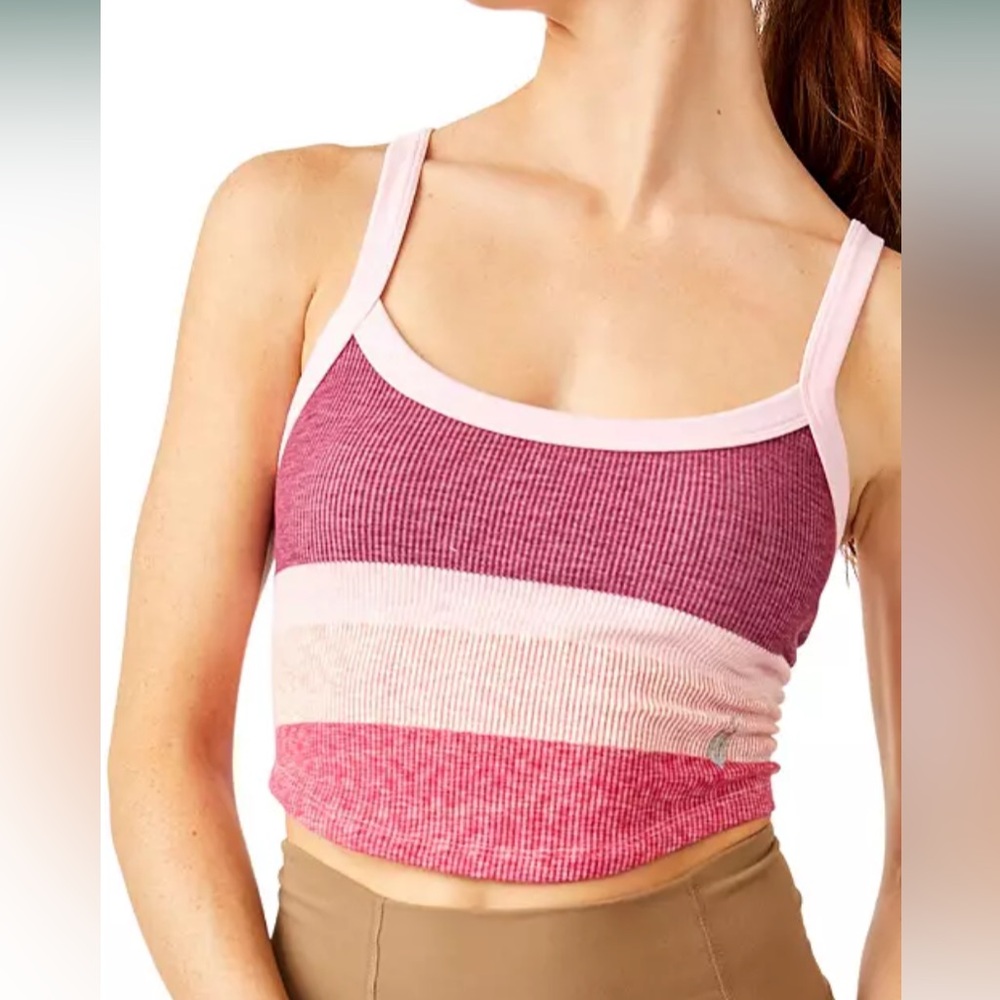 FP Movement Women's All Clear Space Dye Cami Magenta Minx Combo